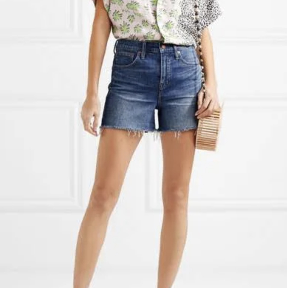 Madewell High Rise Denim Shorts 28